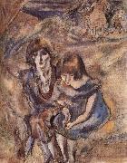 Jules Pascin Lucy and Aiermina Germany oil painting artist